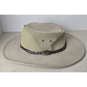 Jacaru Hat Australian Leather Hat Wide Brim Outback Bush Cowboy Sun Hat Large